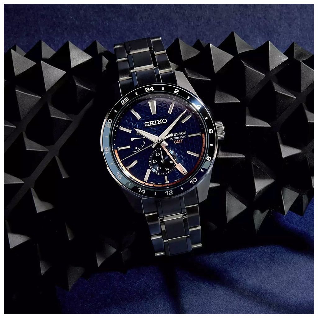 ZEGAREK SEIKO PRESAGE SHARP EDGED SERIES GMT
