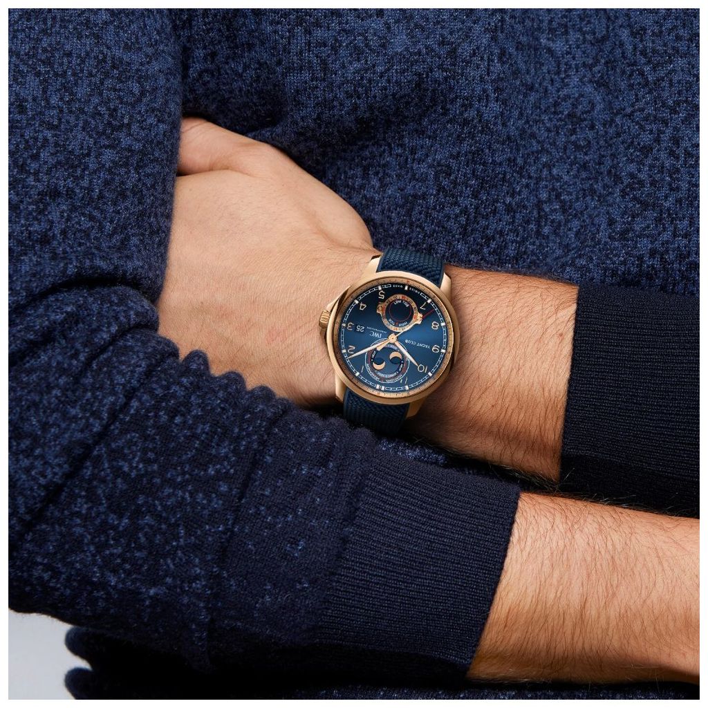 ZEGAREK IWC SCHAFFHAUSEN PORTUGIESER YACHT CLUB MOON & TIDE