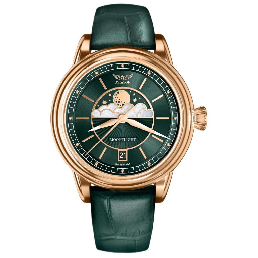 ZEGAREK AVIATOR DOUGLAS MOONFLIGHT