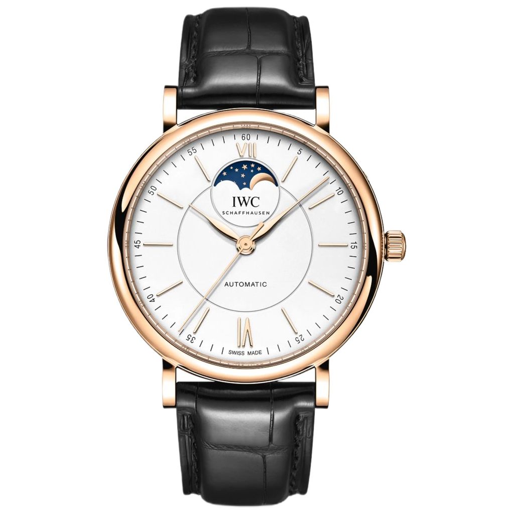 ZEGAREK IWC SCHAFFHAUSEN PORTOFINO AUTOMATIC MOON PHASE