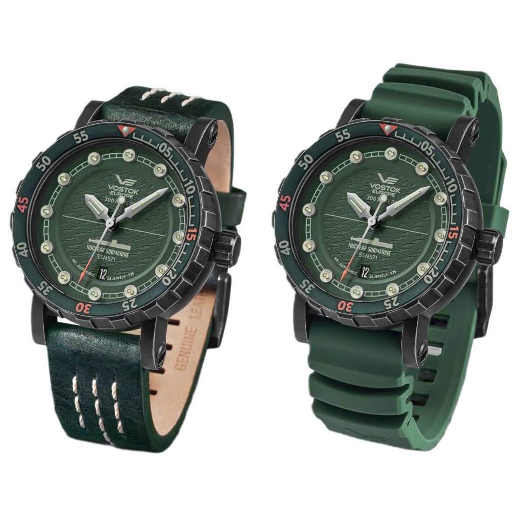 ZEGAREK VOSTOK EUROPE SSN-571 NUCLEAR SUBMARINE AUTOMATIC