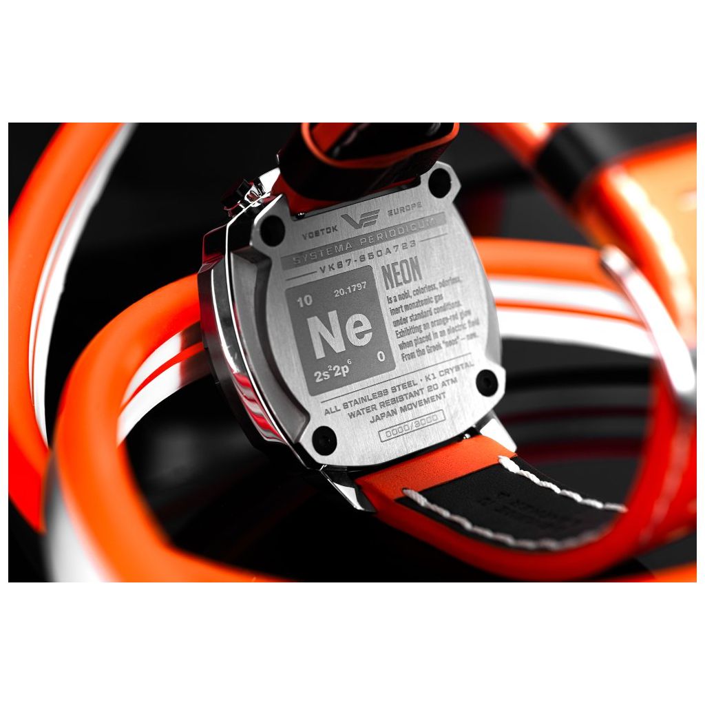 ZEGAREK VOSTOK EUROPE SYSTEMA PERIODICUM NEON