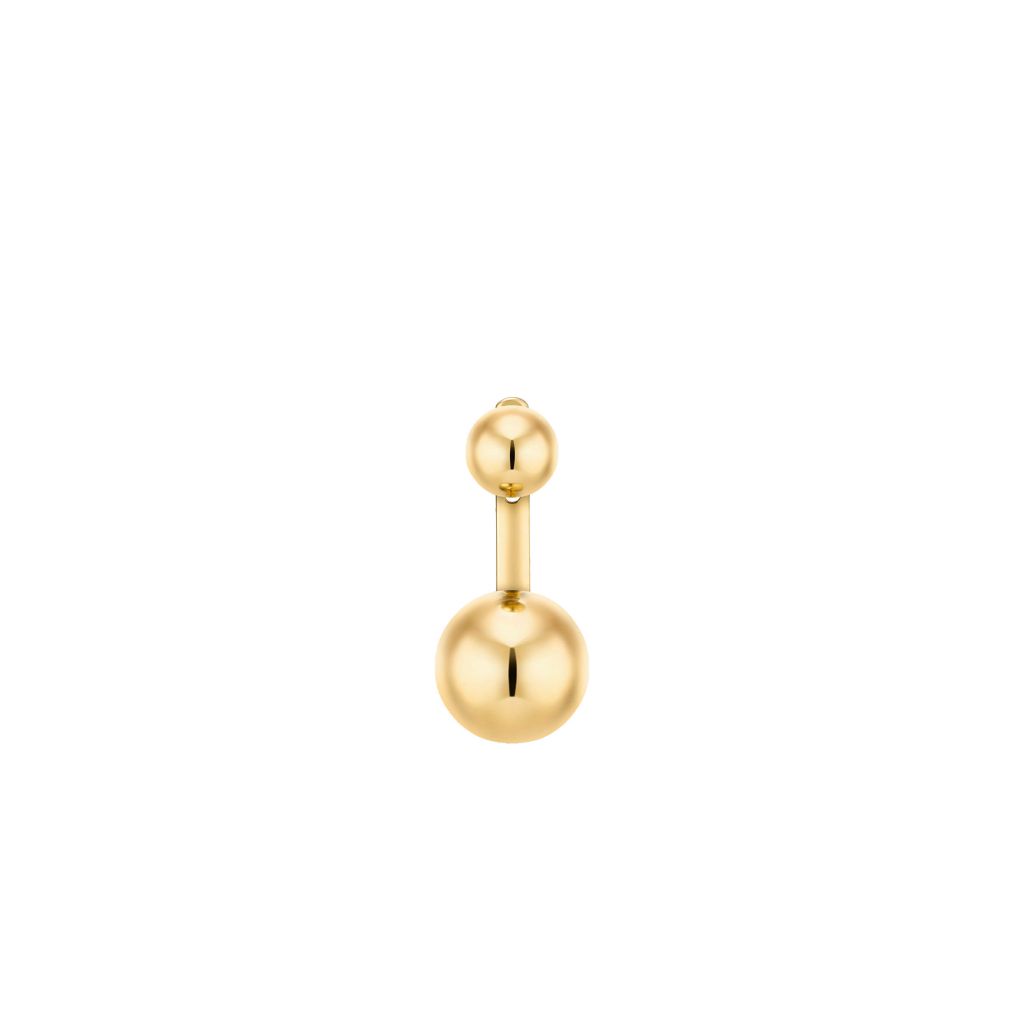 Kolczyk Gold Double Bubble