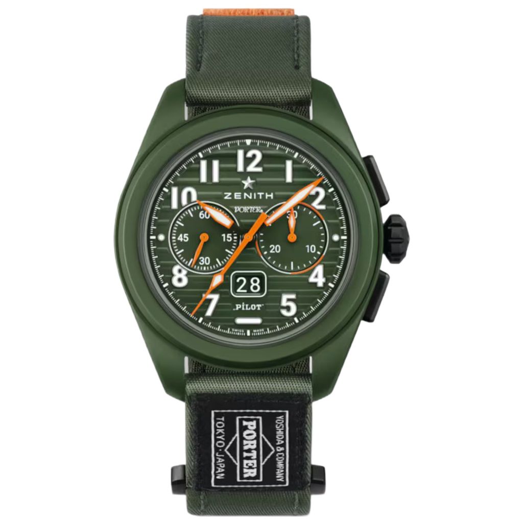 ZEGAREK ZENITH PILOT BIG DATE FLYBACK PORTER