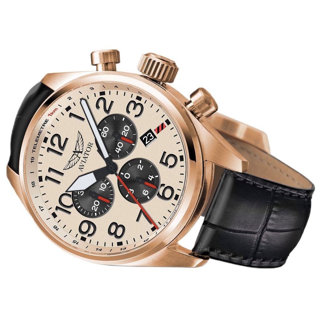 ZEGAREK AVIATOR AIRACOBRA P45 CHRONOGRAPH