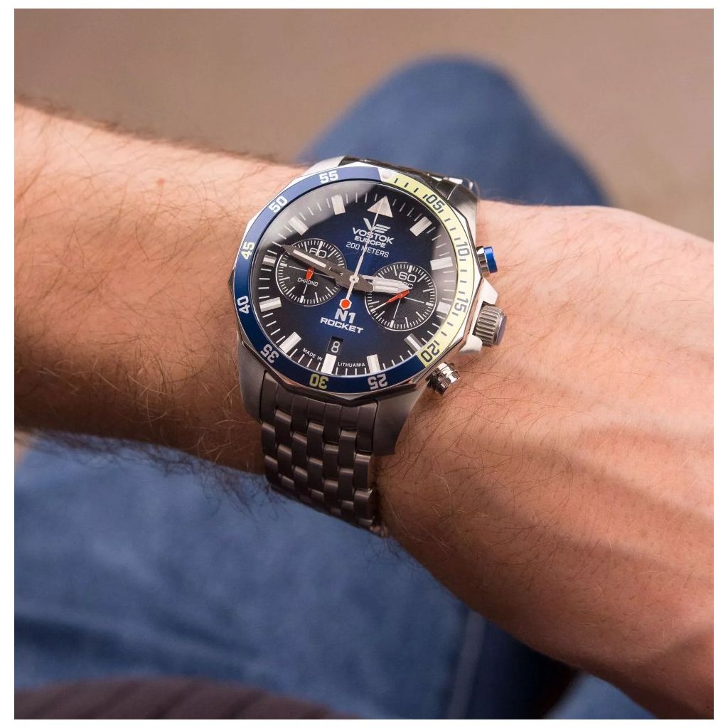 ZEGAREK VOSTOK EUROPE ROCKET N-1 CHRONO