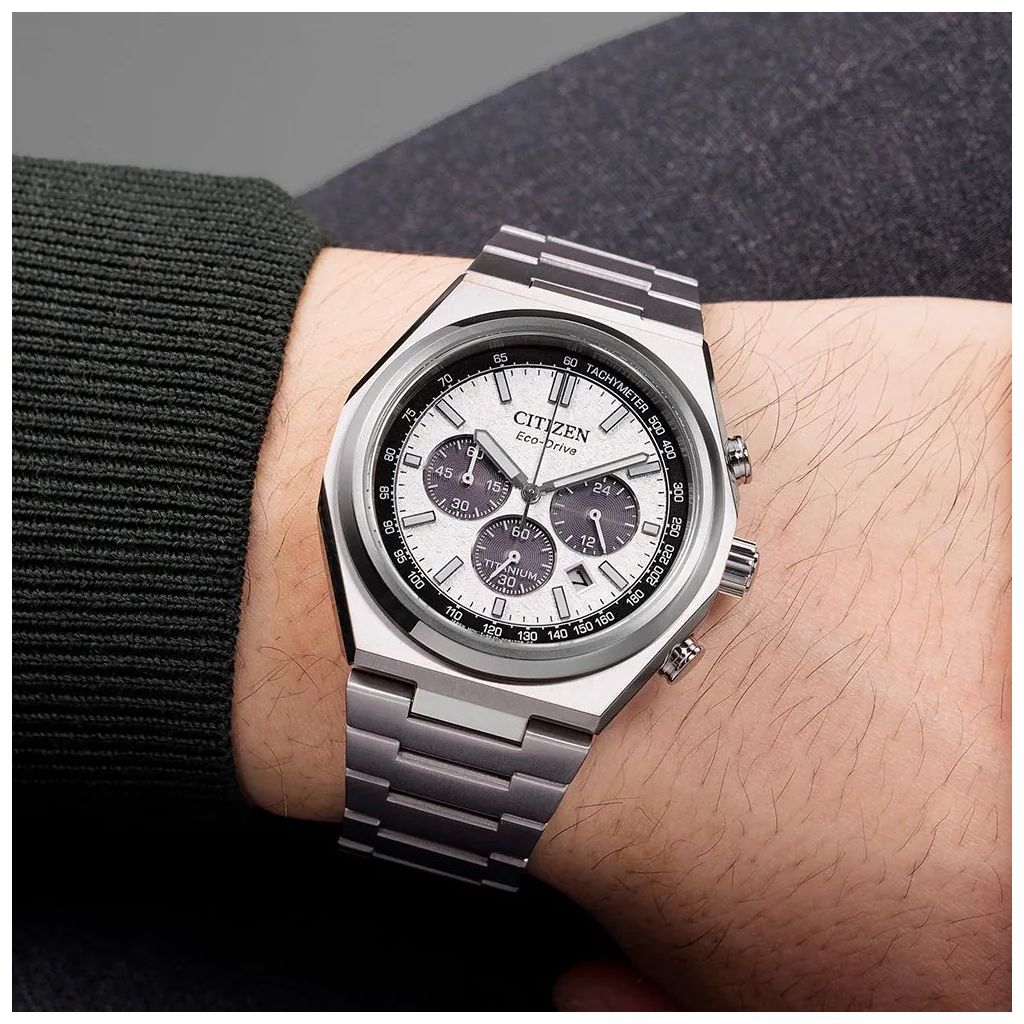 ZEGAREK CITIZEN ZENSHIN SUPER TITANIUM CHRONOGRAPH