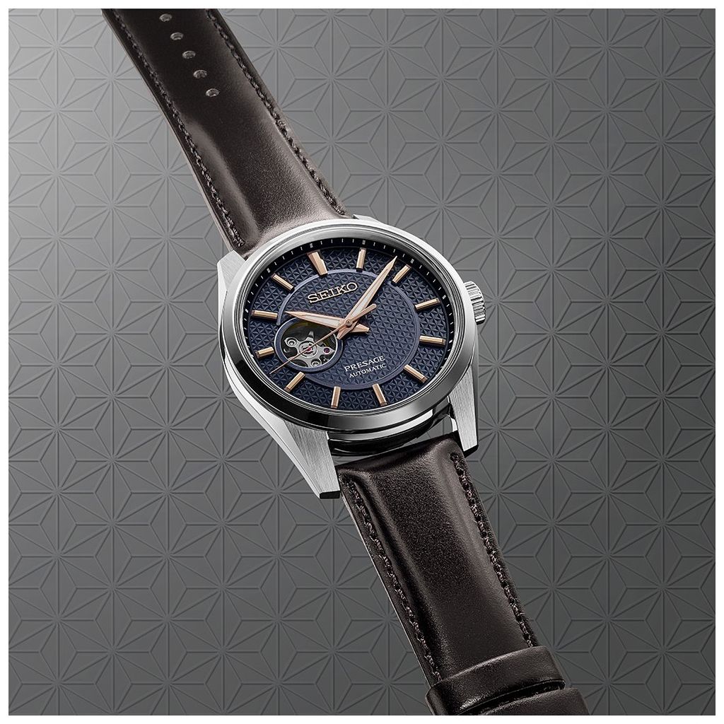 ZEGAREK SEIKO PRESAGE SHARP EDGED SERIES OPEN HEART