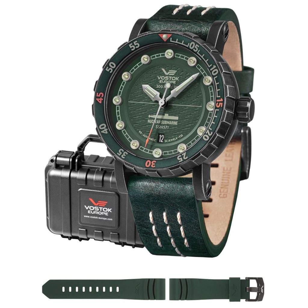 ZEGAREK VOSTOK EUROPE SSN-571 NUCLEAR SUBMARINE AUTOMATIC