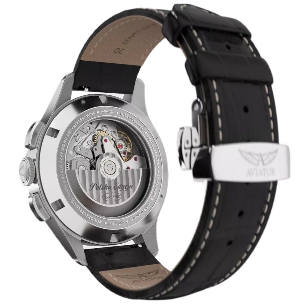 ZEGAREK AVIATOR Heritage Chronograph Trimeter Polish Limited Edition