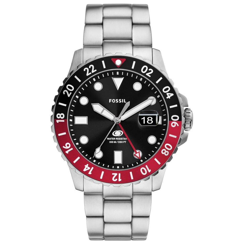 ZEGAREK FOSSIL BLUE GMT