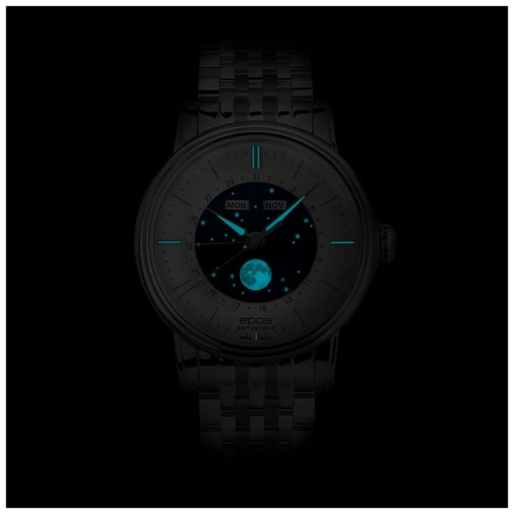 ZEGAREK EPOS ARTISTRY 3439 BM CLASSIC AUTOMATIC MOONPHASE