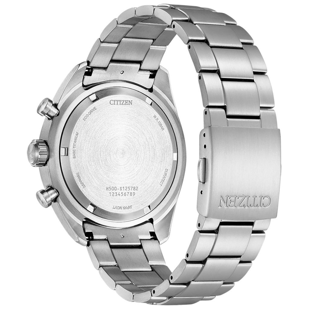 ZEGAREK CITIZEN MILITARY SUPER TITANIUM CHRONOGRAPH
