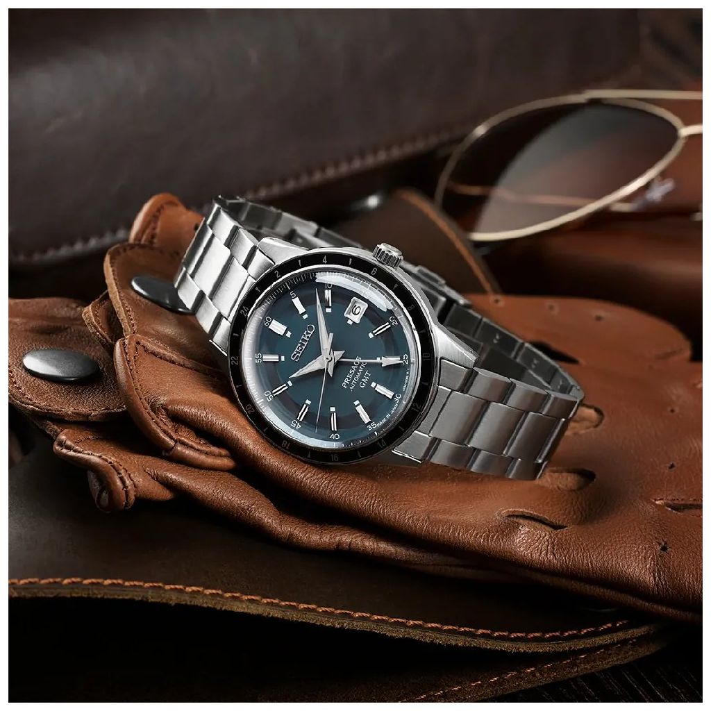 ZEGAREK SEIKO PRESAGE STYLE 60'S AUTOMATIC GMT