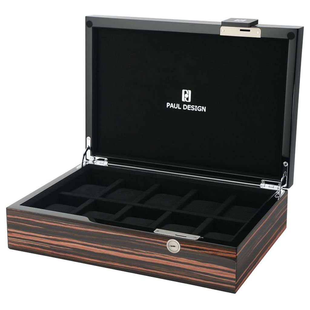 PUDEŁKO PAUL DESIGN COLLECTOR 10 CASE MACASSAR