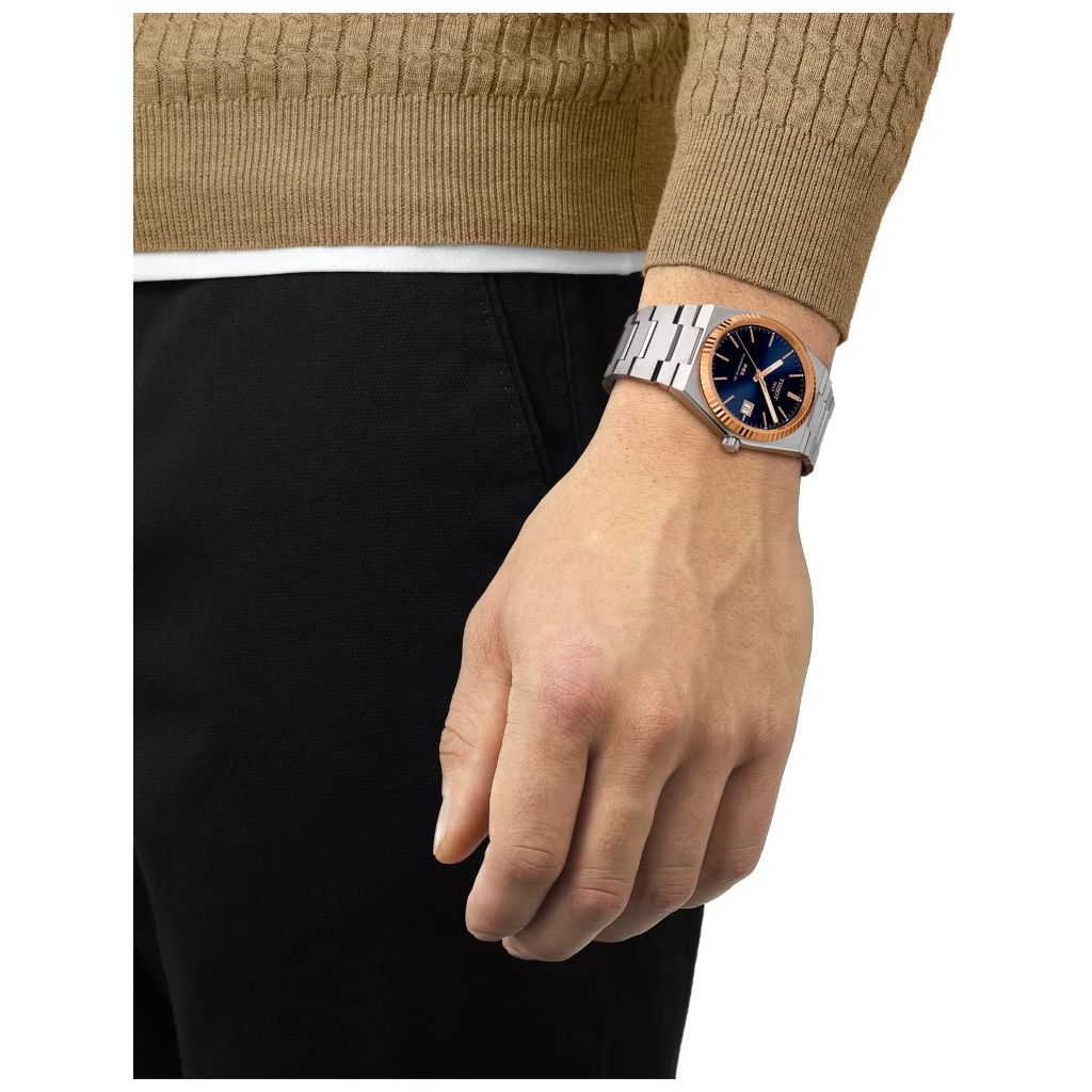 TISSOT PRX Powermatic 80 Steel & 18K Gold Bezel