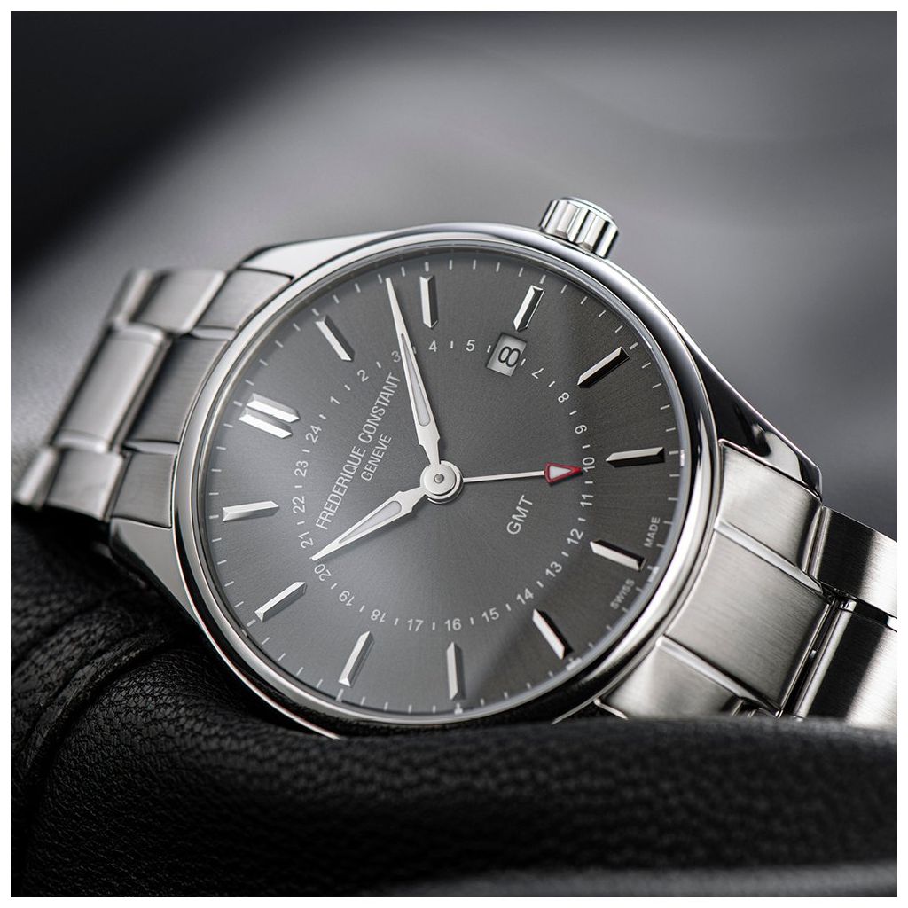 ZEGAREK FREDERIQUE CONSTANT CLASSICS QUARTZ GMT