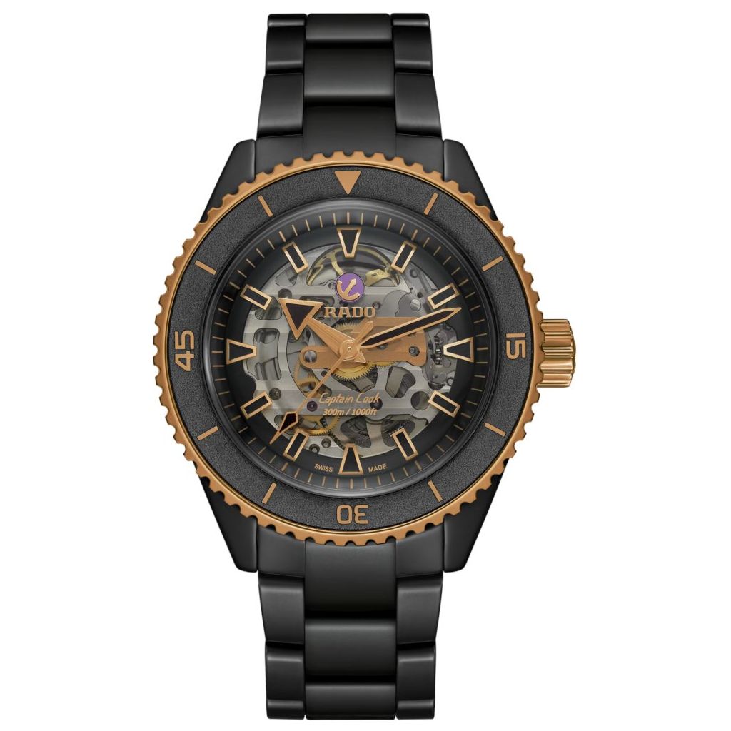 ZEGAREK RADO Captain Cook High-Tech Ceramic Skeleton
