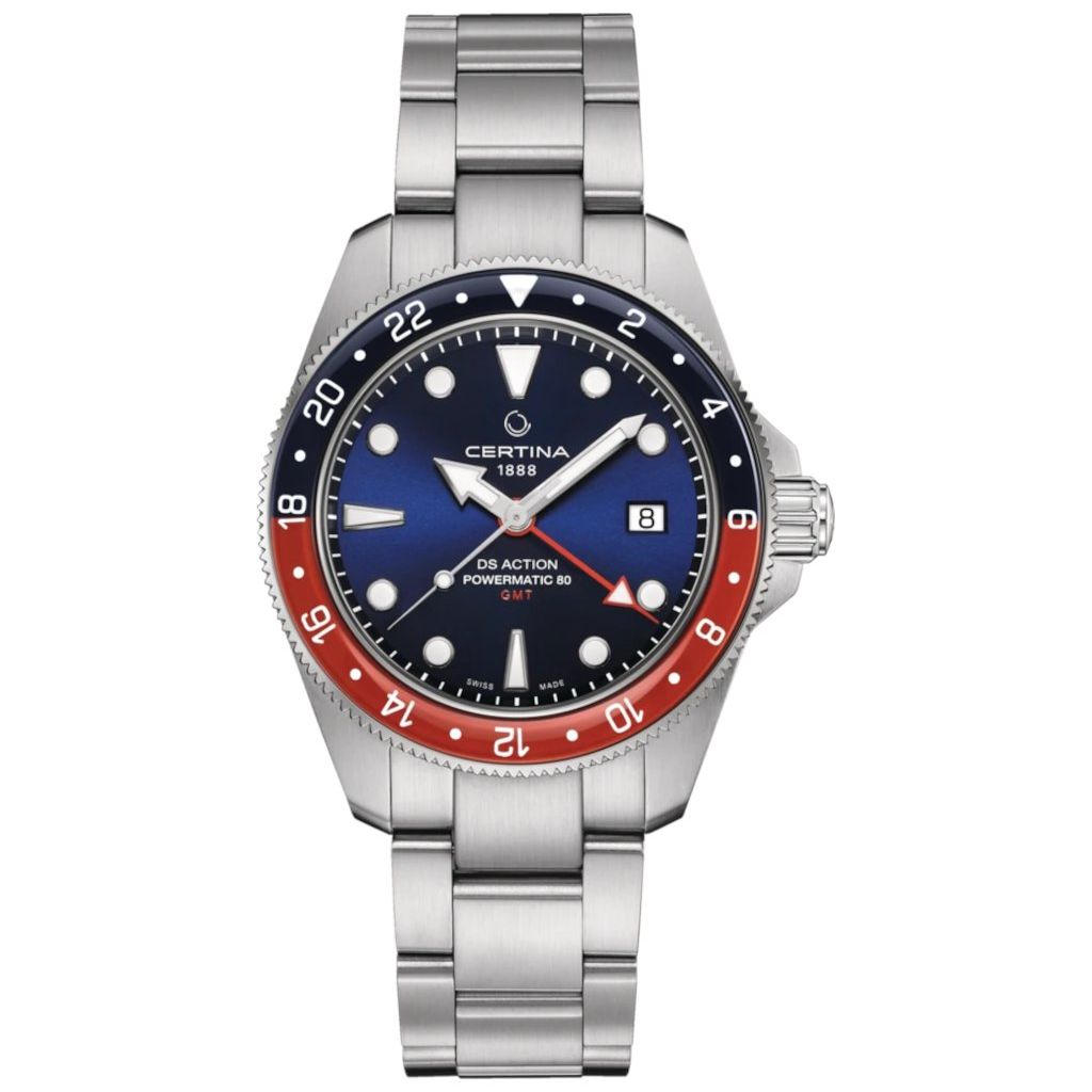 ZEGAREK CERTINA DS Action GMT Powermatic 80