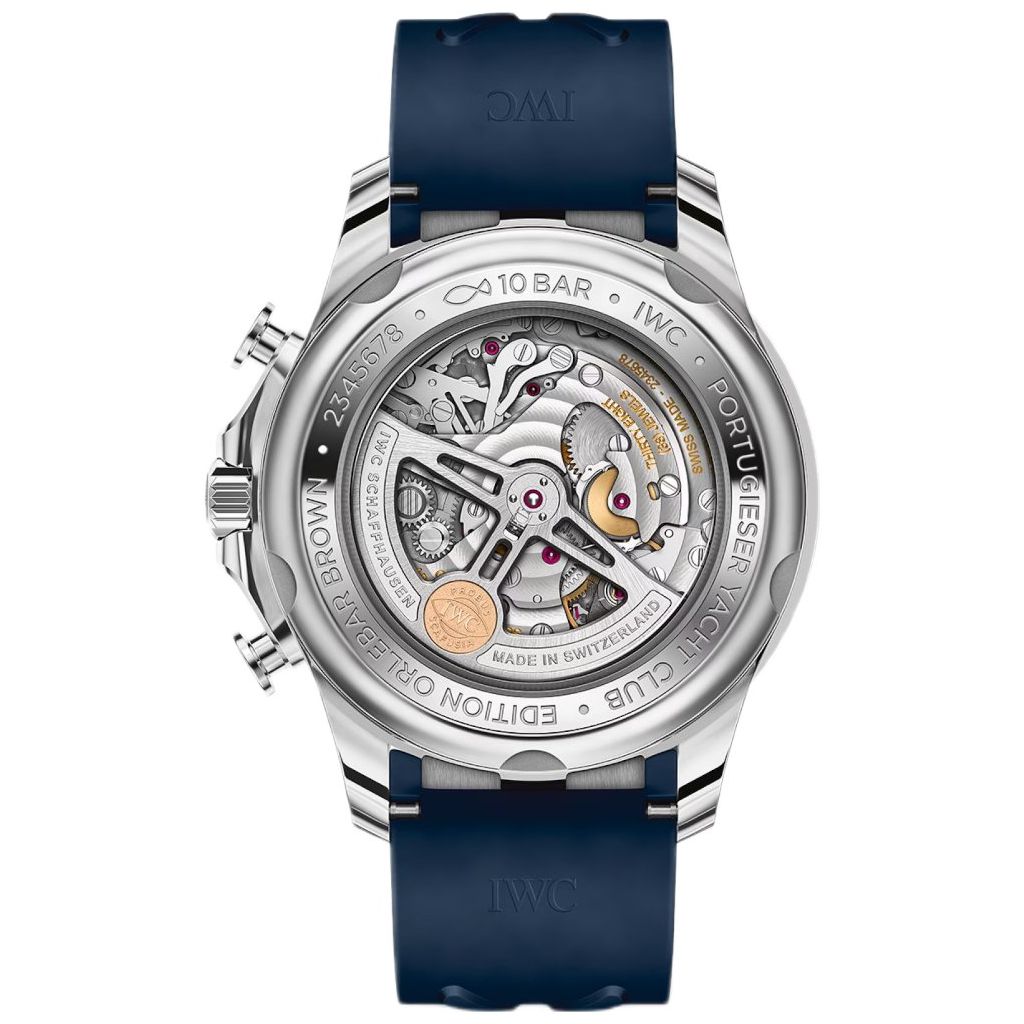 ZEGAREK IWC SCHAFFHAUSEN PORTUGIESER YACHT CLUB CHRONO ORLEBAR BROWN