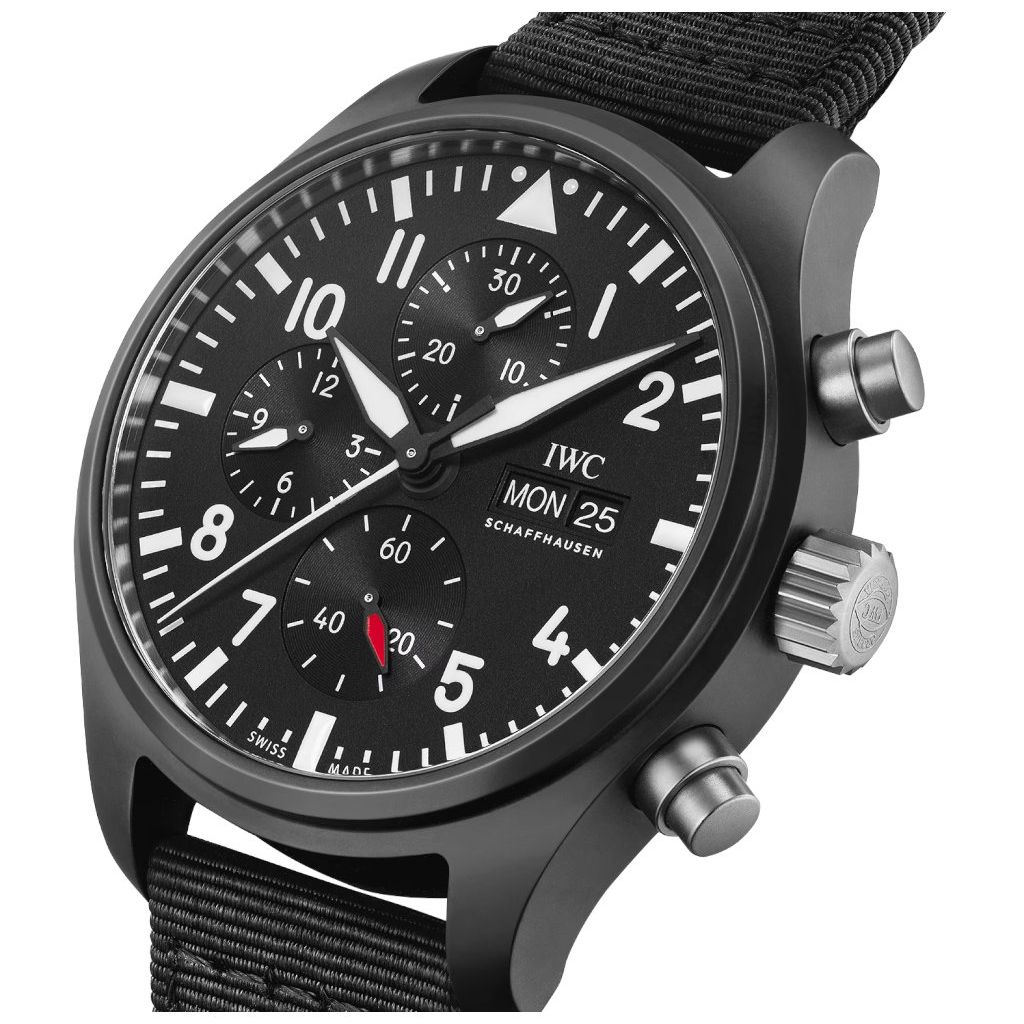 ZEGAREK IWC SCHAFFHAUSEN PILOT'S WATCH CHRONOGRAPH TOP GUN