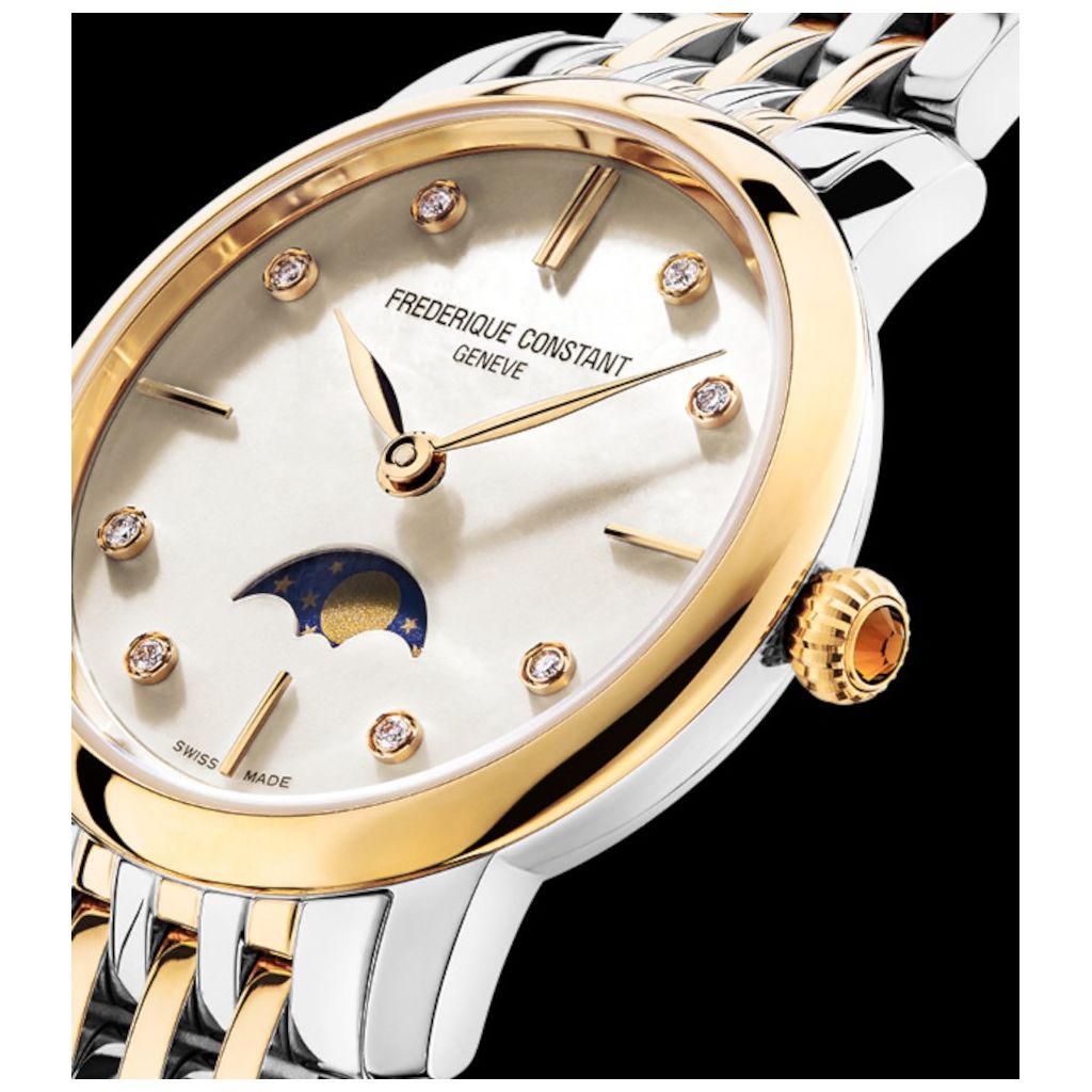 ZEGAREK FREDERIQUE CONSTANT CLASSICS SLIMLINE LADIES MOONPHASE
