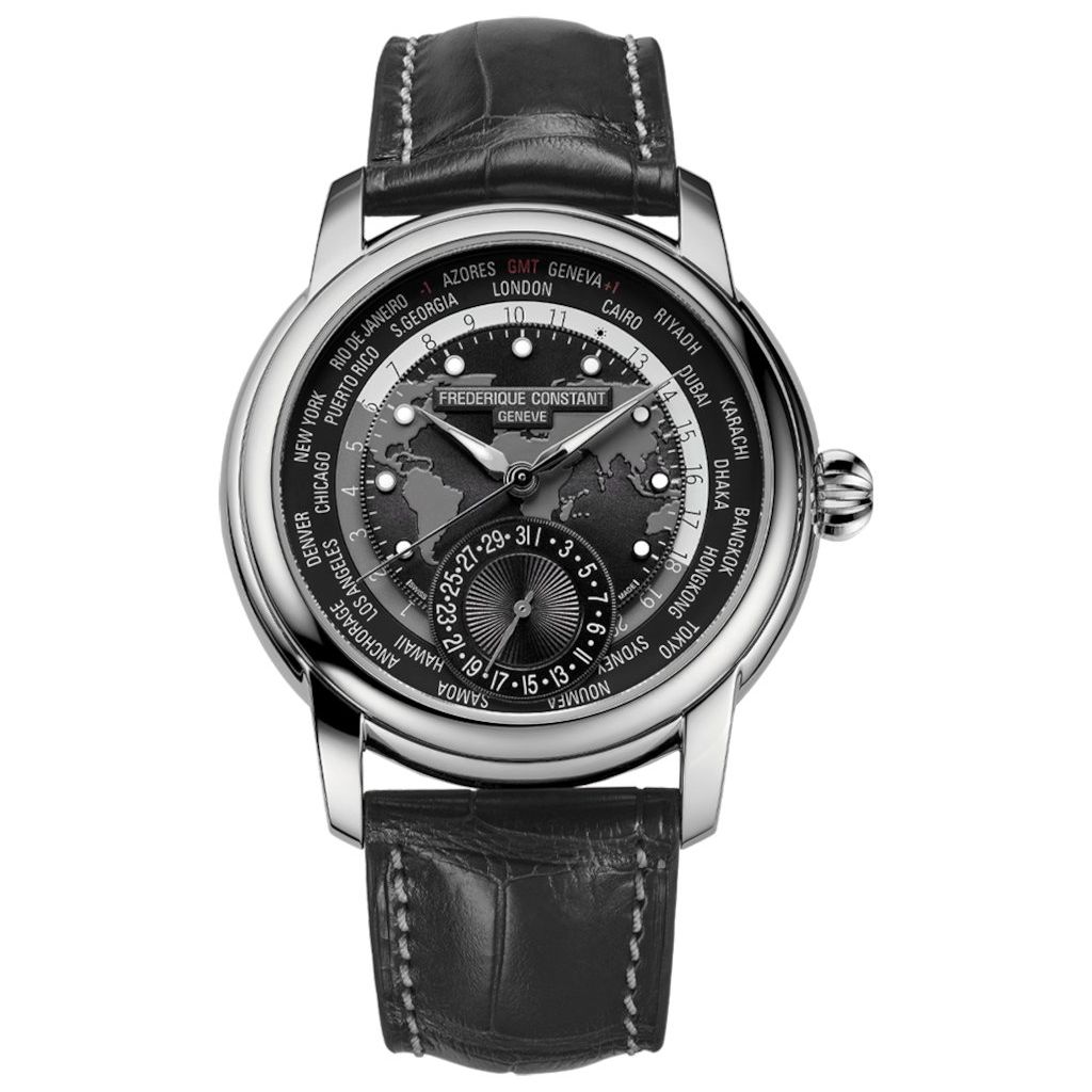 ZEGAREK FREDERIQUE CONSTANT CLASSICS WORLDTIMER MANUFACTURE