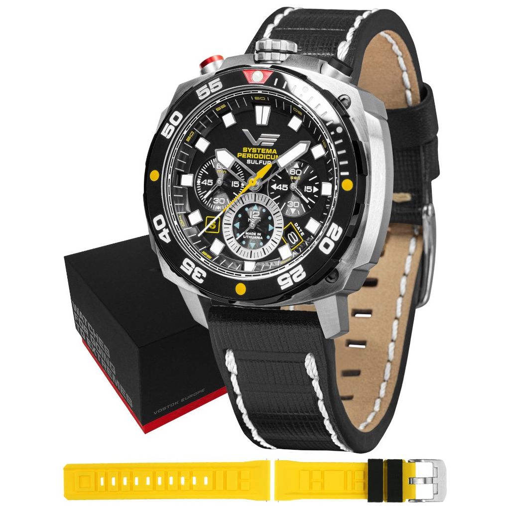 ZEGAREK VOSTOK EUROPE SYSTEMA PERIODICUM SULFUR