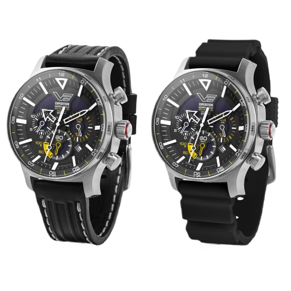 ZEGAREK VOSTOK EUROPE EXPEDITION NORTH POLE 1 POLAR POPPY SOLAR