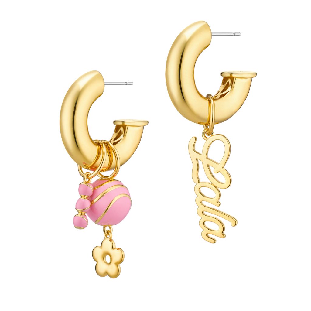 Kolczyki Gold Oops Hoops