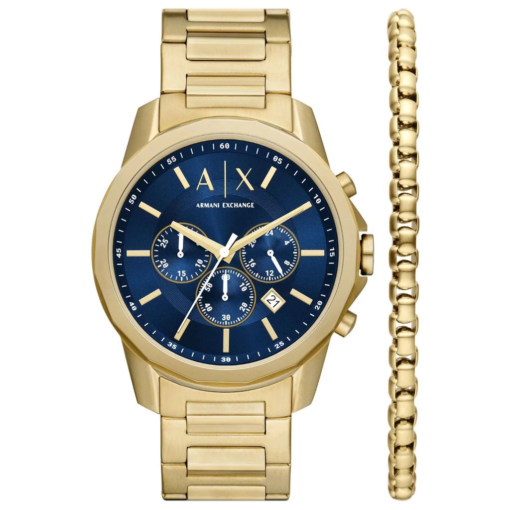 ZEGAREK ARMANI EXCHANGE BANKS CHRONOGRAPH GIFT SET