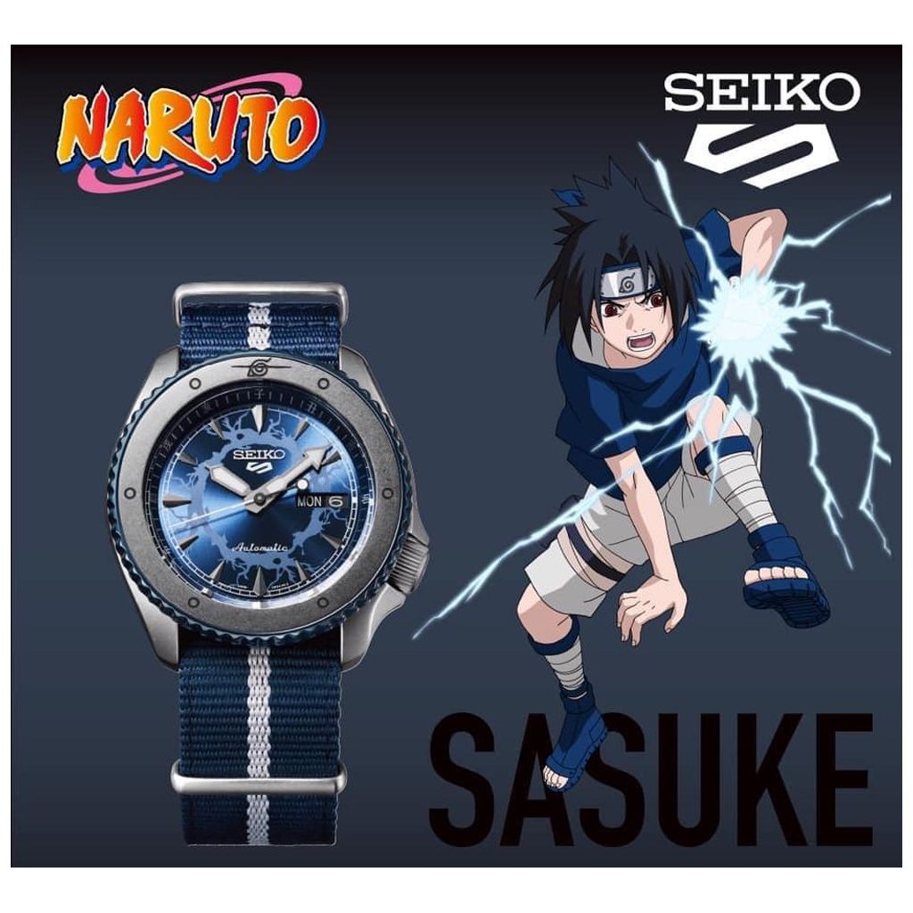 ZEGAREK SEIKO 5 SPORTS NARUTO & BORUTO LIMITED EDITION SASUKE UCHIHA