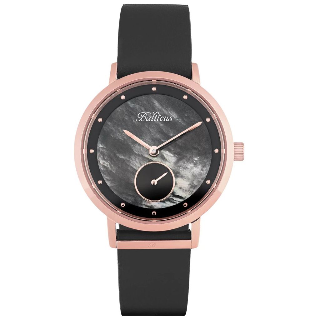 ZEGAREK BALTICUS New Sky Rose Gold Black Pearl