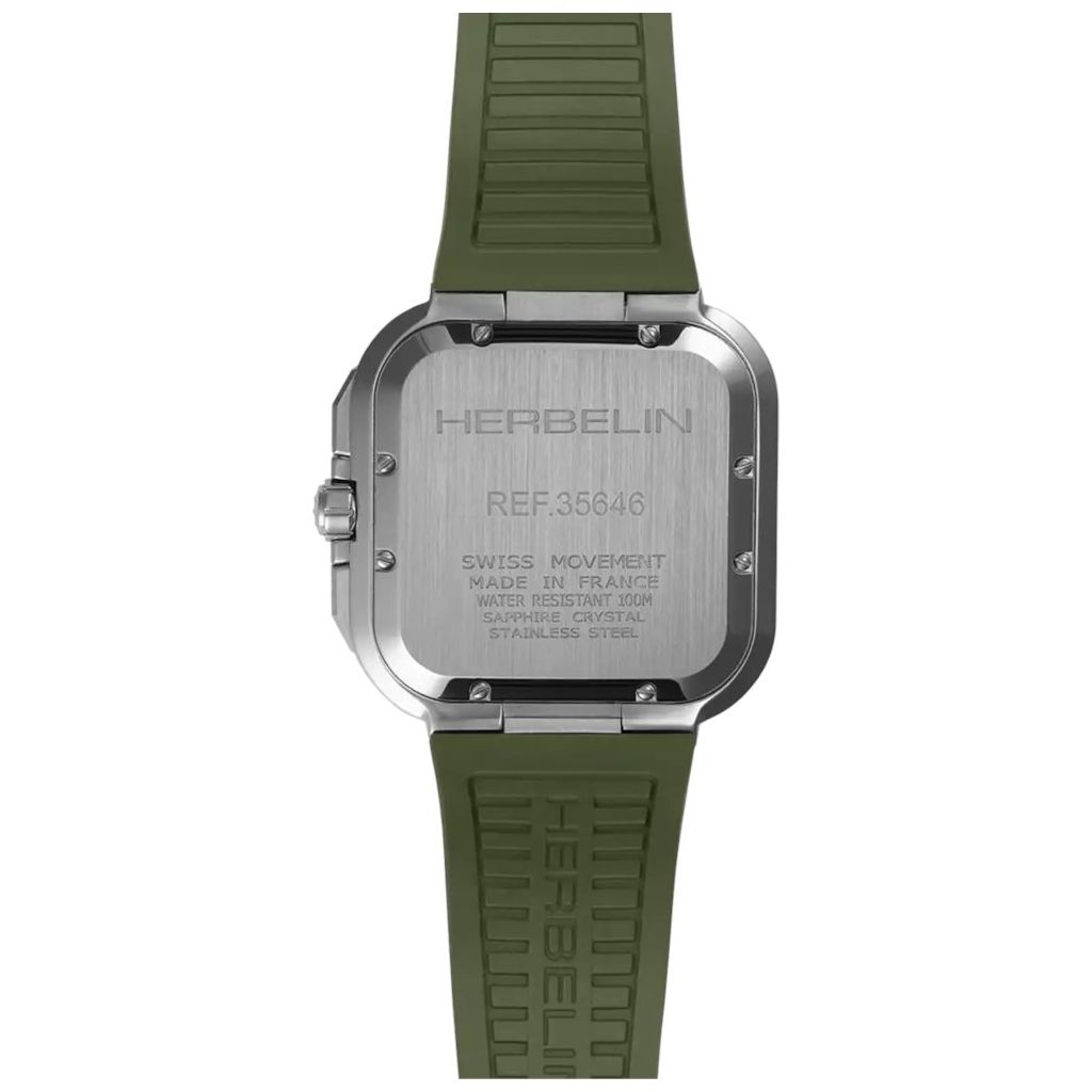 ZEGAREK HERBELIN CAP CAMARAT SQUARE CHRONOGRAPH