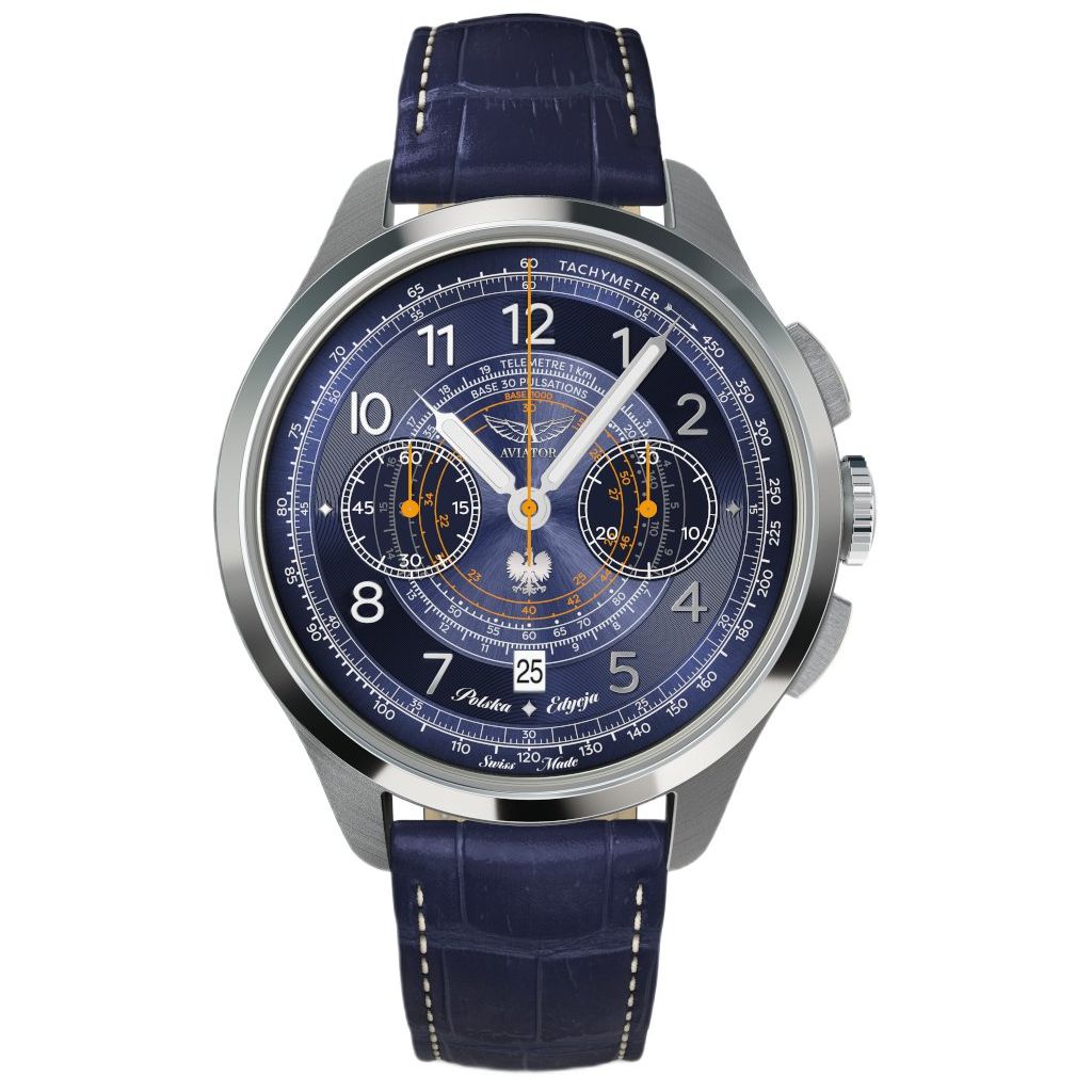 ZEGAREK AVIATOR HERITAGE CHRONOGRAPH TRIMETER POLISH LIMITED EDITION