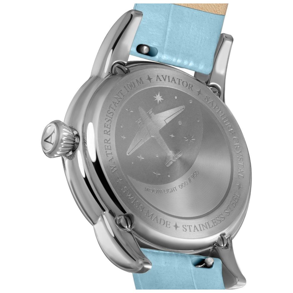 ZEGAREK AVIATOR DOUGLAS MOONFLIGHT DIAMONDS