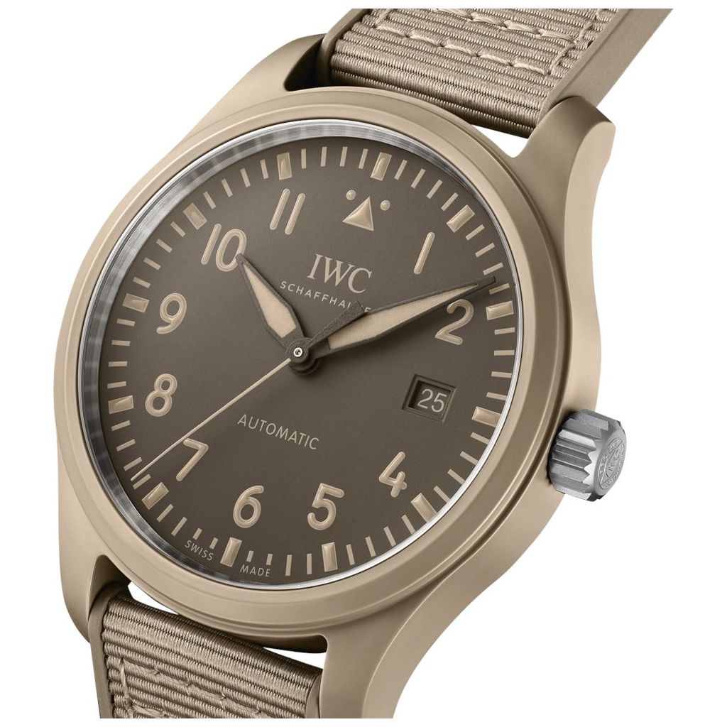 ZEGAREK IWC SCHAFFHAUSEN PILOT'S AUTOMATIC 41 TOP GUN MOJAVE DESERT