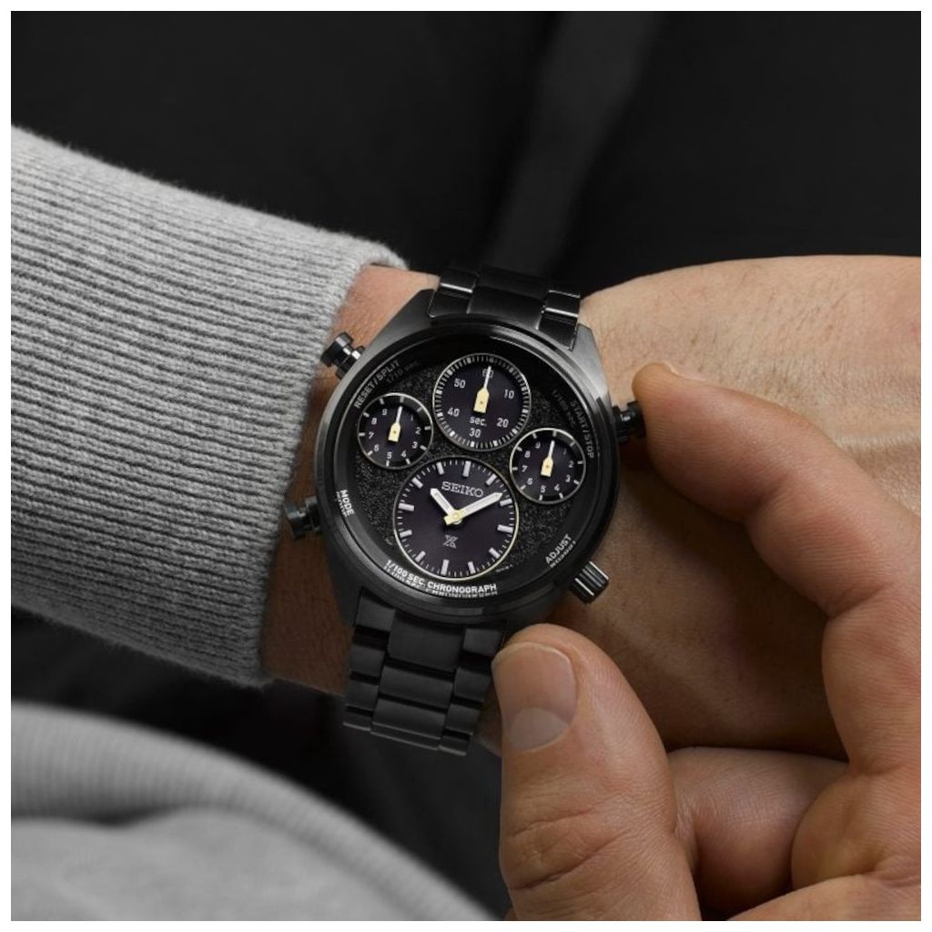 ZEGAREK SEIKO PROSPEX SPEEDTIMER SOLAR ONE HUNDRETH OF A SECOND 2023 WORLD ATHLETICS LIMITED EDITION