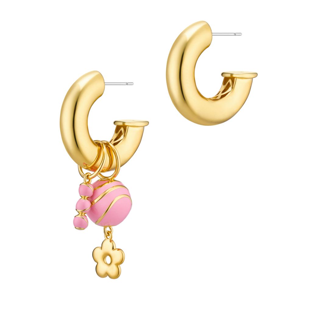 Kolczyki Gold Oops Hoops