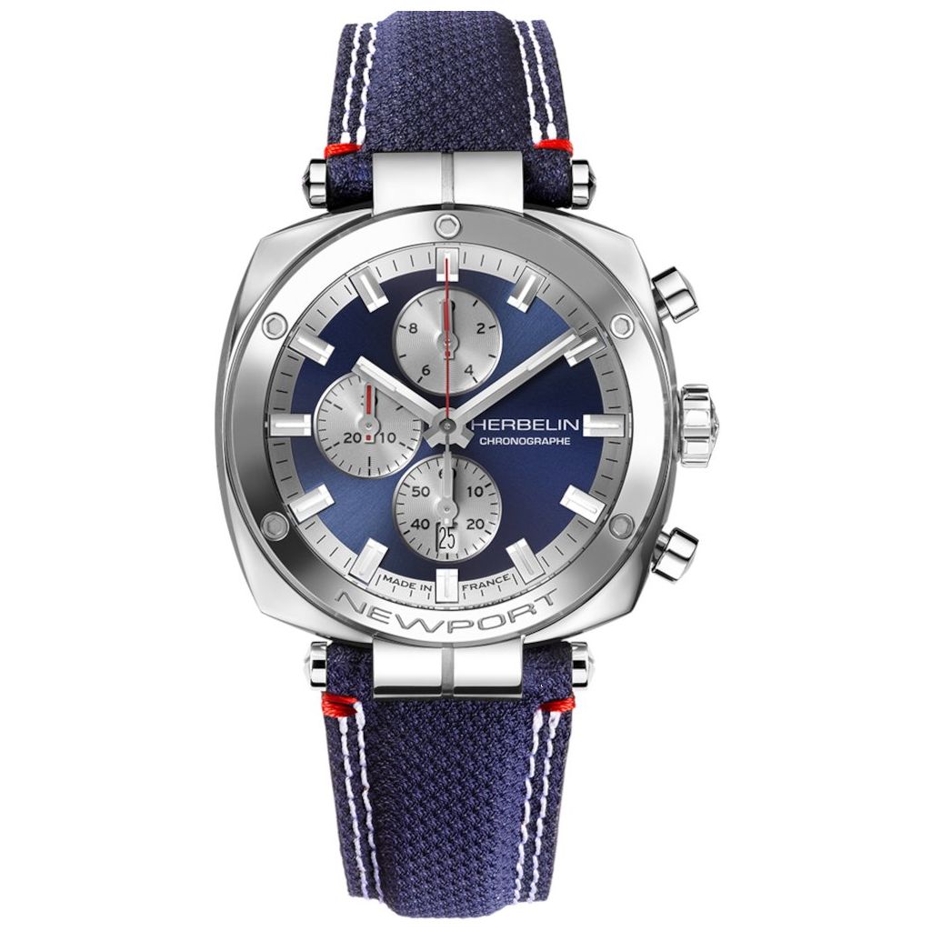 ZEGAREK HERBELIN NEWPORT HERITAGE ORIGINALS CHRONOGRAPH
