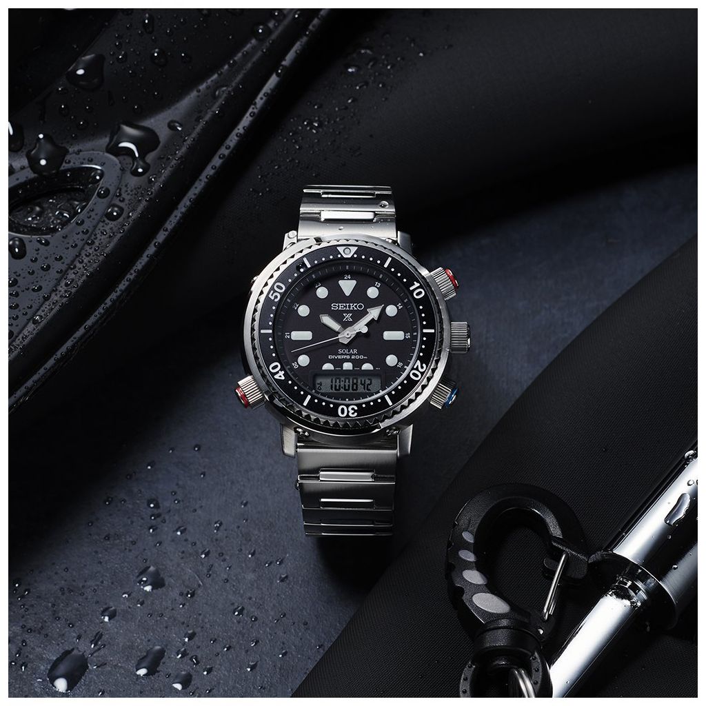 ZEGAREK SEIKO PROSPEX SOLAR HYBRID DIVER'S 40TH ANNIVERSARY