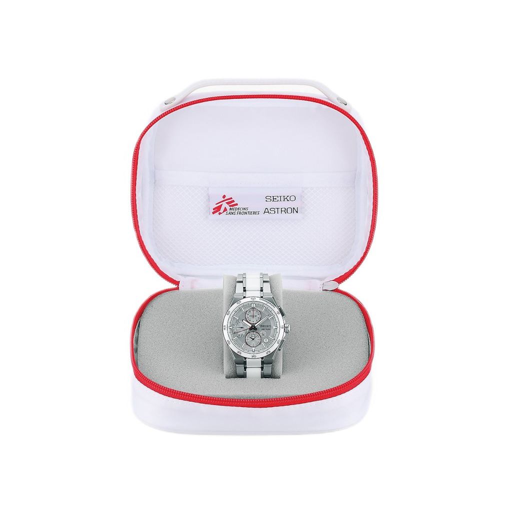 ZEGAREK SEIKO ASTRON X MEDECINS SANS FRONTIERES GPS SOLAR CHRONOGRAPH LIMITED EDITION