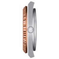 TISSOT PRX POWERMATIC 80 STEEL AND 18K GOLD BEZEL