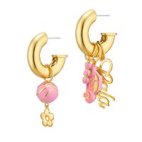 Kolczyki Gold Oops Hoops