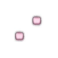 Kolczyki Pink Squares Princess Club
