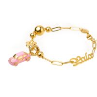 Bransoletka Pink Bubble Car