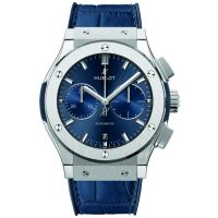 ZEGAREK HUBLOT Classic Fusion Chronograph Titanium Blue