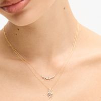Naszyjnik złoty z diamentami Galaktyka