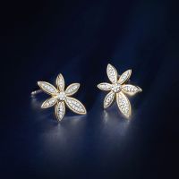 Kolczyki złote z diamentami