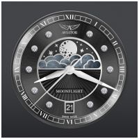 ZEGAREK AVIATOR DOUGLAS MOONFLIGHT DIAMONDS